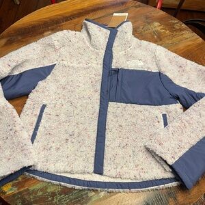 NWT North Face Youth Girls Fleece Mash Up Jacket